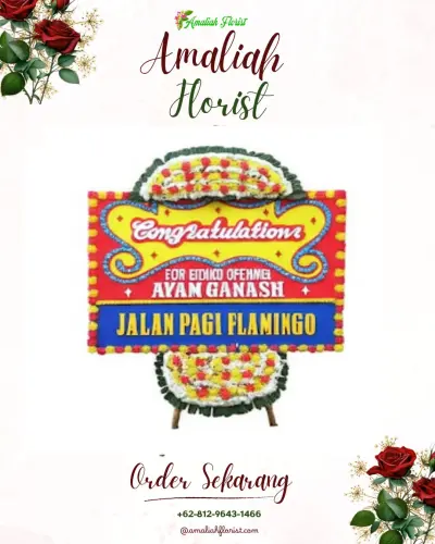Bunga Papan Congratulation di Bakbakan